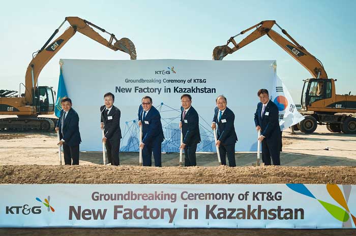 KT&G Builds Factory in Kazakhstan
